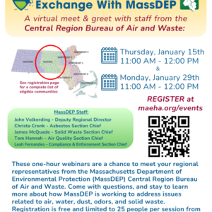 Environmental Health Exchange with MassDEP 1-15-2026
