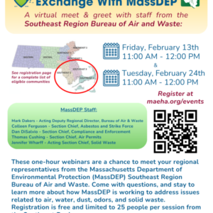 Environmental Health Exchange with MassDEP 2-24-2026