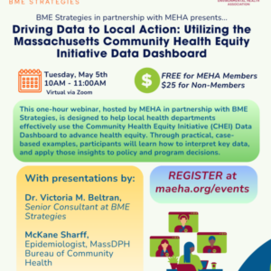Webinar: Driving Data to Local Action: Utilizing the Massachusetts Community Health Equity Initiative Data Dashboard